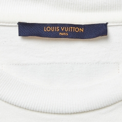 Louis Vuitton White Cotton Crew Neck T-Shirt S