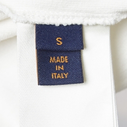 Louis Vuitton White Cotton Crew Neck T-Shirt S
