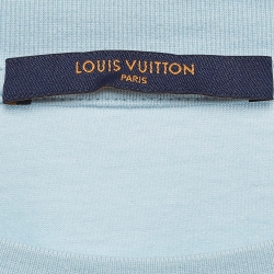Louis Vuitton Blue Monogram Gradient Cotton T-Shirt 