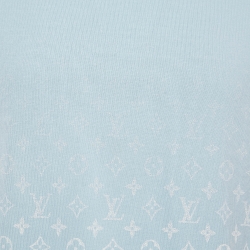 Louis Vuitton Blue Monogram Gradient Cotton T-Shirt 