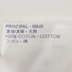 Louis Vuitton Off White Smoke Logo Print Cotton T-Shirt S