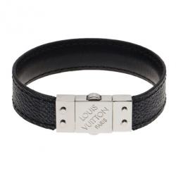 NEW Auth Louis Vuitton Dauphine Monogram Blanc Bracelet Size 17 + Receipt