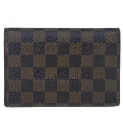 Pre Owned Louis Vuitton Damier Canvas Alexandra Wallet