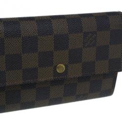 Pre Owned Louis Vuitton Damier Canvas Alexandra Wallet