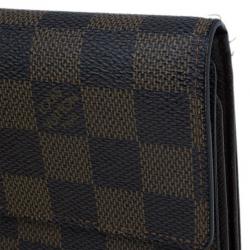 Pre Owned Louis Vuitton Damier Canvas Alexandra Wallet