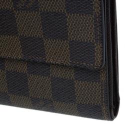 Pre Owned Louis Vuitton Damier Canvas Alexandra Wallet