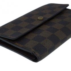Pre Owned Louis Vuitton Damier Canvas Alexandra Wallet
