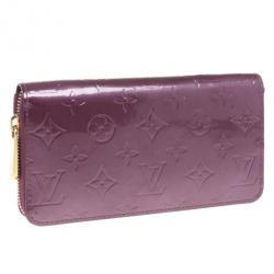 Louis Vuitton Louis Vuitton Zippy Wallet Purple Amarante Vernis