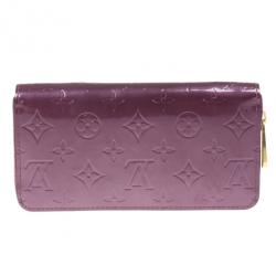 Louis Vuitton Purple Monogram Vernis Zippy Wallet