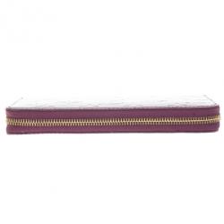 Louis Vuitton Purple Monogram Vernis Zippy Wallet