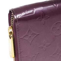 Louis Vuitton Purple Monogram Vernis Zippy Wallet