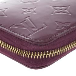 Louis Vuitton Purple Monogram Vernis Zippy Wallet