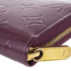 Louis Vuitton Purple Monogram Vernis Zippy Wallet