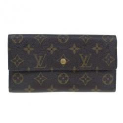 مملوكة مسبقًا Louis Vuitton Mongram Canvas Porte Monnaie Tresor Continental Wallet