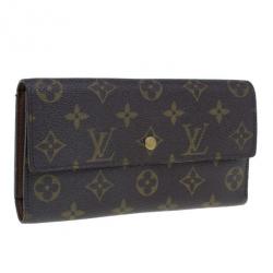 مملوكة مسبقًا Louis Vuitton Mongram Canvas Porte Monnaie Tresor Continental Wallet