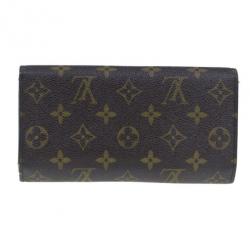 مملوكة مسبقًا Louis Vuitton Mongram Canvas Porte Monnaie Tresor Continental Wallet