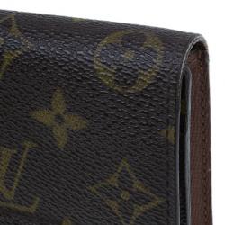 مملوكة مسبقًا Louis Vuitton Mongram Canvas Porte Monnaie Tresor Continental Wallet