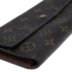 مملوكة مسبقًا Louis Vuitton Mongram Canvas Porte Monnaie Tresor Continental Wallet
