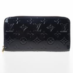 Pre Owned Louis Vuitton Vernis Monogram Zippy Wallet