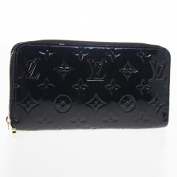 Pre Owned Louis Vuitton Vernis Monogram Zippy Wallet