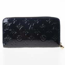 Pre Owned Louis Vuitton Vernis Monogram Zippy Wallet