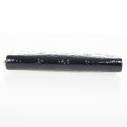 Pre Owned Louis Vuitton Vernis Monogram Zippy Wallet