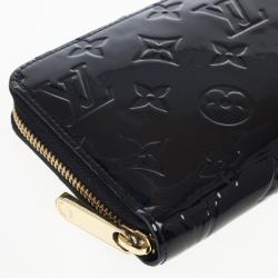 Pre Owned Louis Vuitton Vernis Monogram Zippy Wallet
