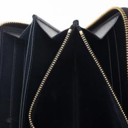 Pre Owned Louis Vuitton Vernis Monogram Zippy Wallet