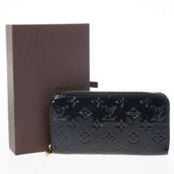 Pre Owned Louis Vuitton Vernis Monogram Zippy Wallet