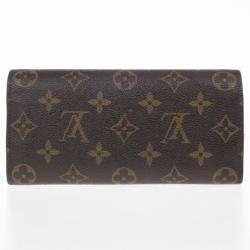 Pre Owned Louis Vuitton Blue Monogram Canvas Envelope Josephine Wallet