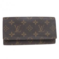Louis Vuitton Monogram Canvas Leather Long Wallet Long Wallets