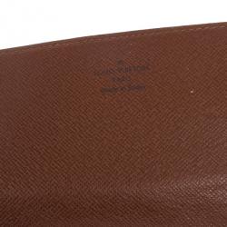 Pre Owned Louis Vuitton Monogram Canvas Long Flap Wallet