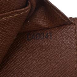 Pre Owned Louis Vuitton Monogram Canvas Long Flap Wallet