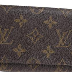 Pre Owned Louis Vuitton Monogram Canvas Long Flap Wallet