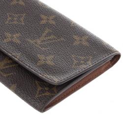 Pre Owned Louis Vuitton Monogram Canvas Long Flap Wallet