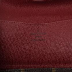 Pre Owned Louis Vuitton Rouge Monogram Canvas Envelope Josephine Wallet