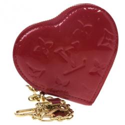 Louis Vuitton Red Pomme D´amour Vernis Heart Coin Purse Louis