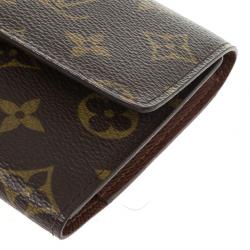Pre Owned Louis Vuitton Porte Tresor Wallet Monogram 