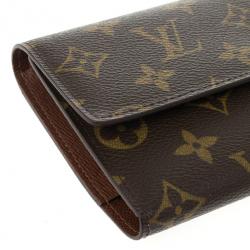 Pre Owned Louis Vuitton Porte Tresor Wallet Monogram 