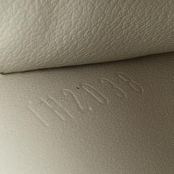 Pre Owned Louis Vuitton White Monogram Vernis Elise Wallet