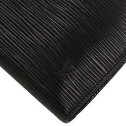 Pre Owned Louis Vuitton Black Epi Leather French Purse Wallet