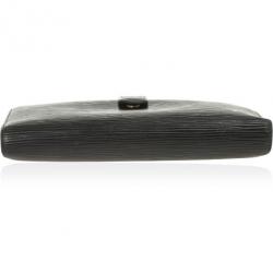 Pre Owned Louis Vuitton Black Epi Leather French Purse Wallet