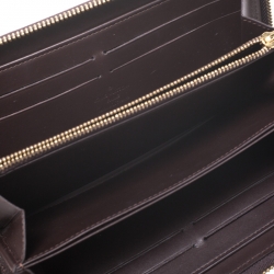 Louis Vuitton Amarante Monogram Vernis Leather Zippy Wallet