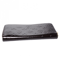 Louis Vuitton Amarante Monogram Vernis Leather Zippy Wallet