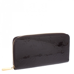 Louis Vuitton Amarante Monogram Vernis Leather Zippy Wallet
