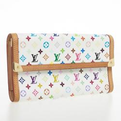 Pre Owned Louis Vuitton Multicolor Monogram Wallet