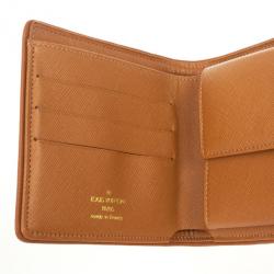 مملوكة مسبقًا Louis Vuitton Khaki Monogram Mini Lin Compact Wallet