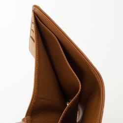 مملوكة مسبقًا Louis Vuitton Khaki Monogram Mini Lin Compact Wallet