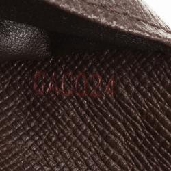 Pre Owned Louis Vuitton Damier Ebene Compact Wallet