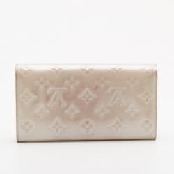 Pre Owned Louis Vuitton Beige Sarah Wallet